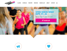 Tablet Screenshot of invitationtodance.ca